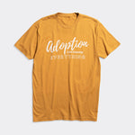 Adoption Changes Everything Comfort Fit T-Shirt Antique Gold