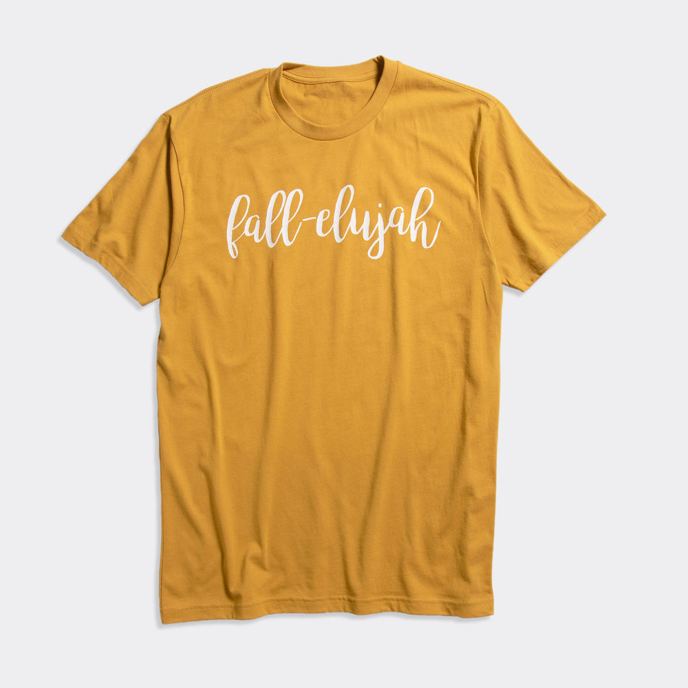 Zoe Kate Fall-elujah Comfort Fit T-Shirt Antique Gold