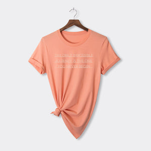 Zoe Kate - Impossible Journey - Comfort Fit T-Shirt - Sunset