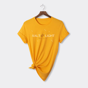 Zoe Kate - Salt and Light - Comfort Fit T-Shirt - Gold